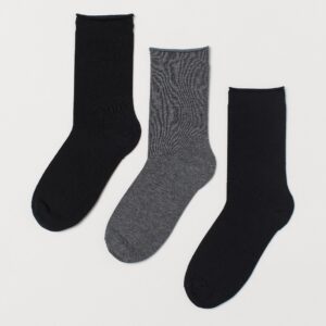 Rolled edge 3p Socks - Image 1