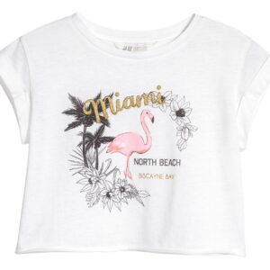 Devon cropped tee - Image 1