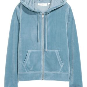 Valerie velour ZIP hood - Image 1