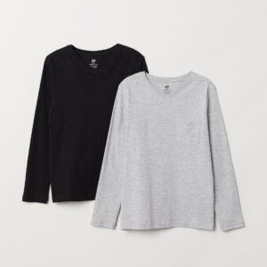 BJORN 2-p v-neck l/s BB - Image 1