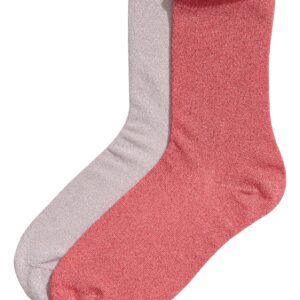 Lurex Rolled Edge 2p socks - Image 1