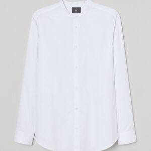 SKINFAXE SLIM MANDARIN SHIRT - Image 1