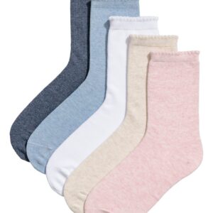 Scallop 5p Socks - Image 1