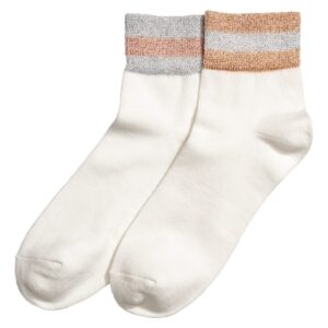 Lurex Stripe 2p sock - Image 1