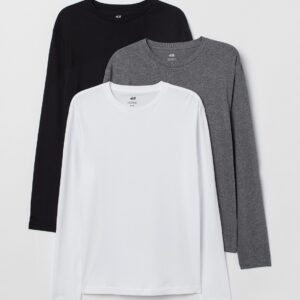R-NECK LS BASIC 3 PK - Image 1