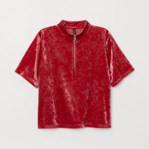 EQ AVRIL VELVET TEE - Image 1