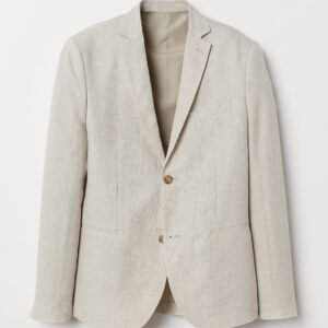 RC Blake Slim Fit Linen Blazer - Image 1