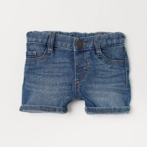 Basic denim shorts - Image 1