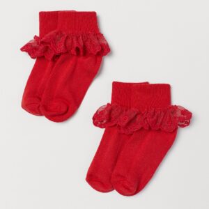 Lace sock 2p - Image 1