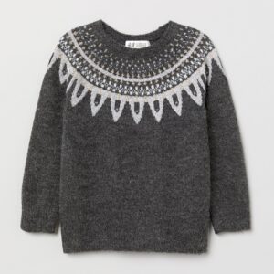 Claire Jaquard Sweater - Image 1