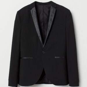 Standard PU skinny blazer - Image 1
