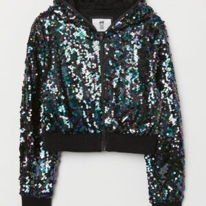 JAZZ sequin HOOD - Image 1