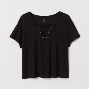 DIV Florence lace up tee - Image 1