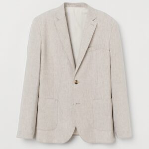 Reevs skinny linen stretch blz - Image 1