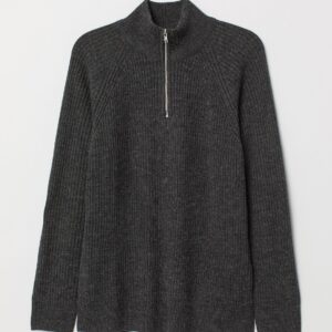 BANANA HALF ZIP SWEATER - Image 1