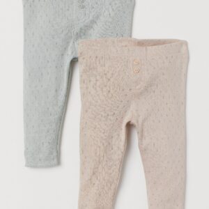 CHILLY 2p pointelle leggings - Image 1