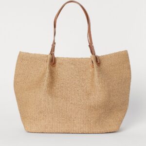 Suzanne straw shopper - Image 1