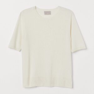 Cora sh/slv cashmere top - Image 1