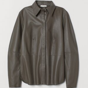 D1 PE ONYX LEATHER SHIRT - Image 1