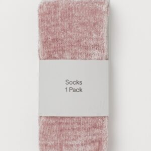 Velvet Chenille 1p Socks - Image 1