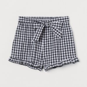 Felicia HW Woven Frill Shorts - Image 1