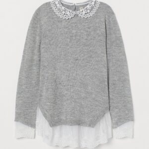 Swift Lace Collar Jumper - Image 1