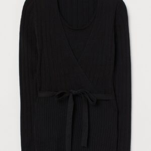 Alice knit wrap top (K) - Image 1