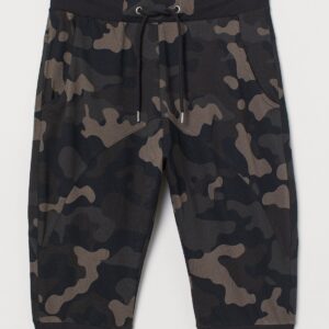 GREY Jersey Harem Shorts AOP - Image 1
