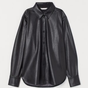 Apricot PU shirt - Image 1