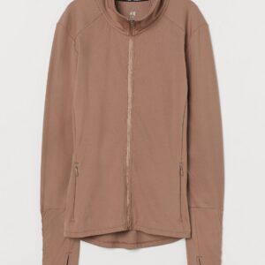Olive warm up jacket - Image 1