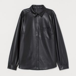 CARTER PU OVERSIZE SHIRT - Image 1