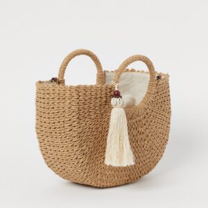 Lisbon straw shopper - Image 1
