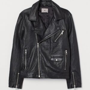 CEMENT LEATHER BIKER - Image 1