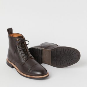 Jason Leather lace up boot - Image 1