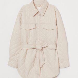 Kimchi PU quilted shacket - Image 1