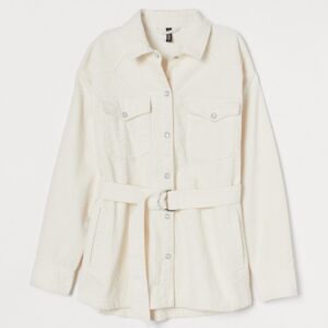 Georgia Cord Belted Shacket - Image 1